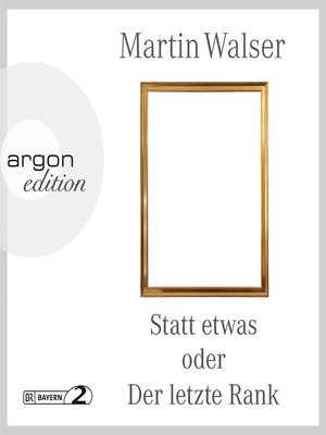 cover image of Statt etwas oder Der letzte Rank